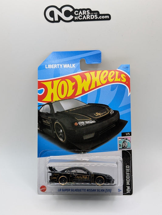 2023 Hot Wheels HW Modified LB Super Silhouette Nissan Silvia (S15) Black 17/250