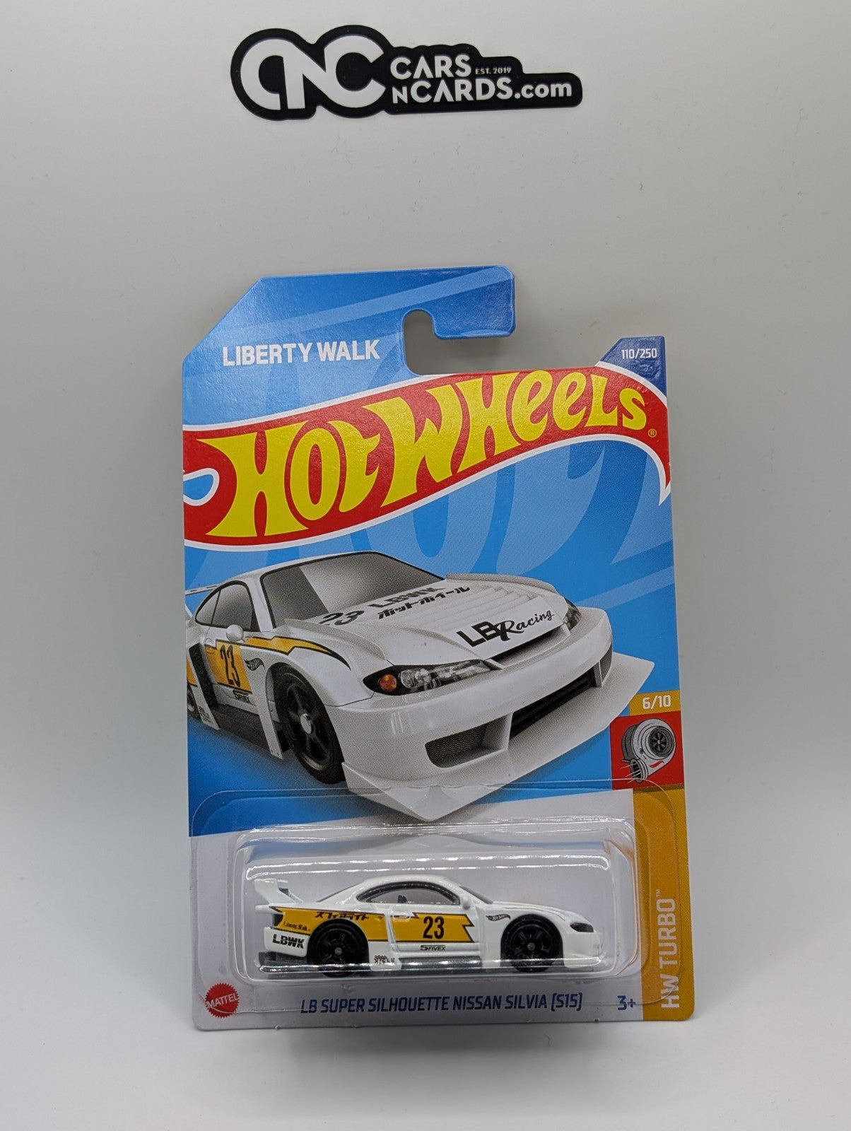 2022 Hot Wheels HW Turbo LB Super Silhouette Nissan Silvia (S15) White 110/250
