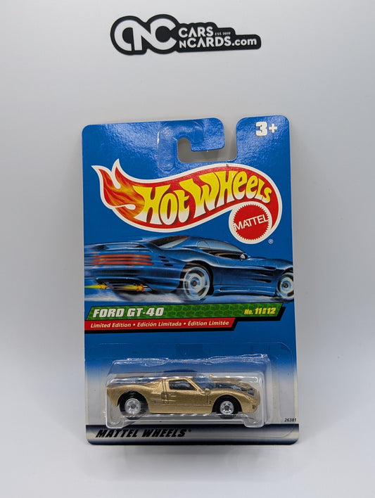 2000 Hot Wheels Treasure Hunt 11/12 Ford GT-40 Collector #059 Real Riders TH