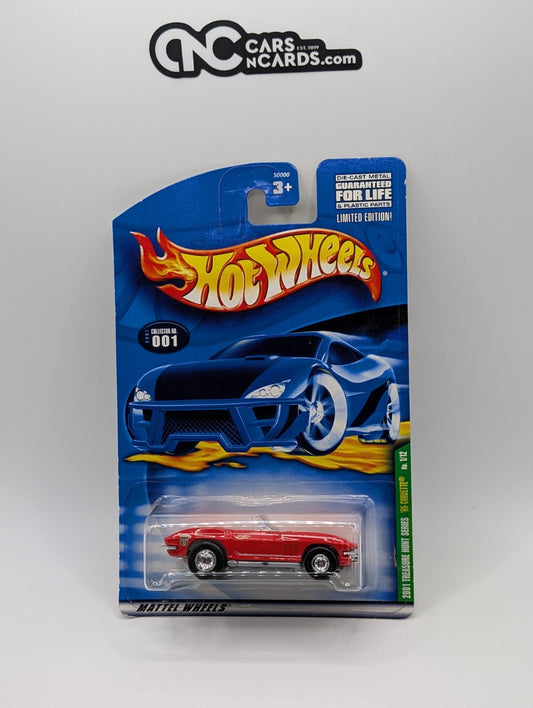 2001 Hot Wheels Treasure Hunt 1/12 '65 Corvette Collector #001 Real Riders