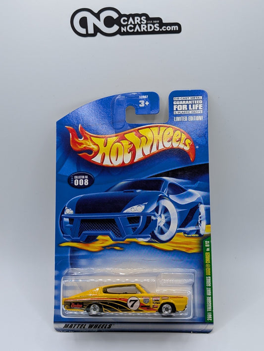 2001 Hot Wheels Treasure Hunt 8/12 Dodge Charger Collector #008 Real Riders TH
