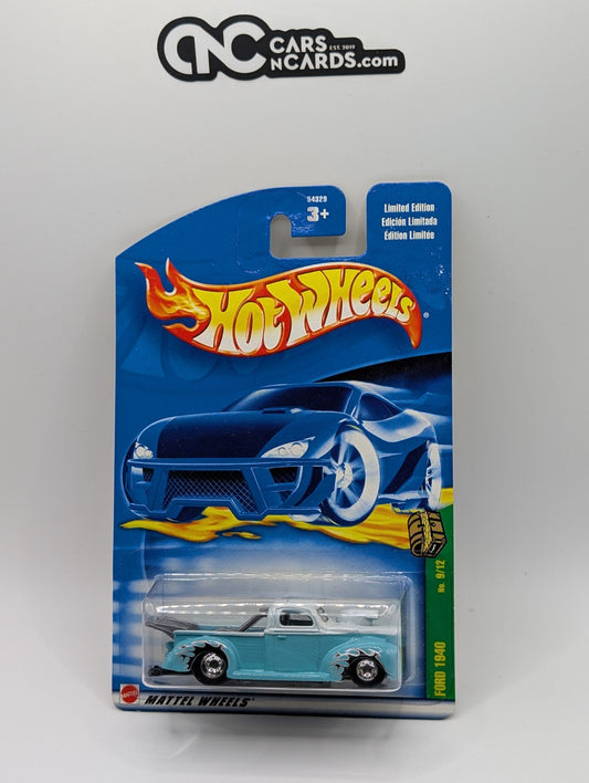 2002 Hot Wheels Treasure Hunt 9/12 '40 Ford Collector #009 Real Riders TH