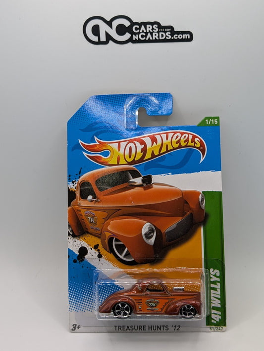 2012 Hot Wheels Treasure Hunts 1/15 '41 Willys 51/247 TH