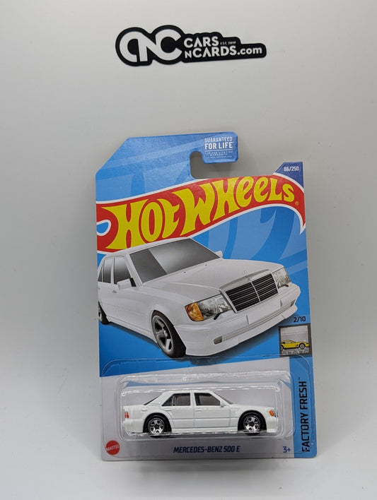 2022 Hot Wheels Mercedes-Benz 500 E White Dollar General Exclusive Soft Corners