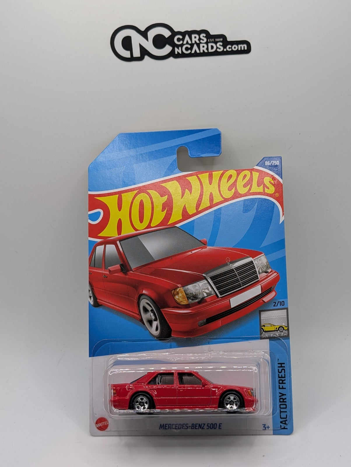 2022 Hot Wheels Factory Fresh 2/10 Mercedes-Benz 500 E Red 86/250