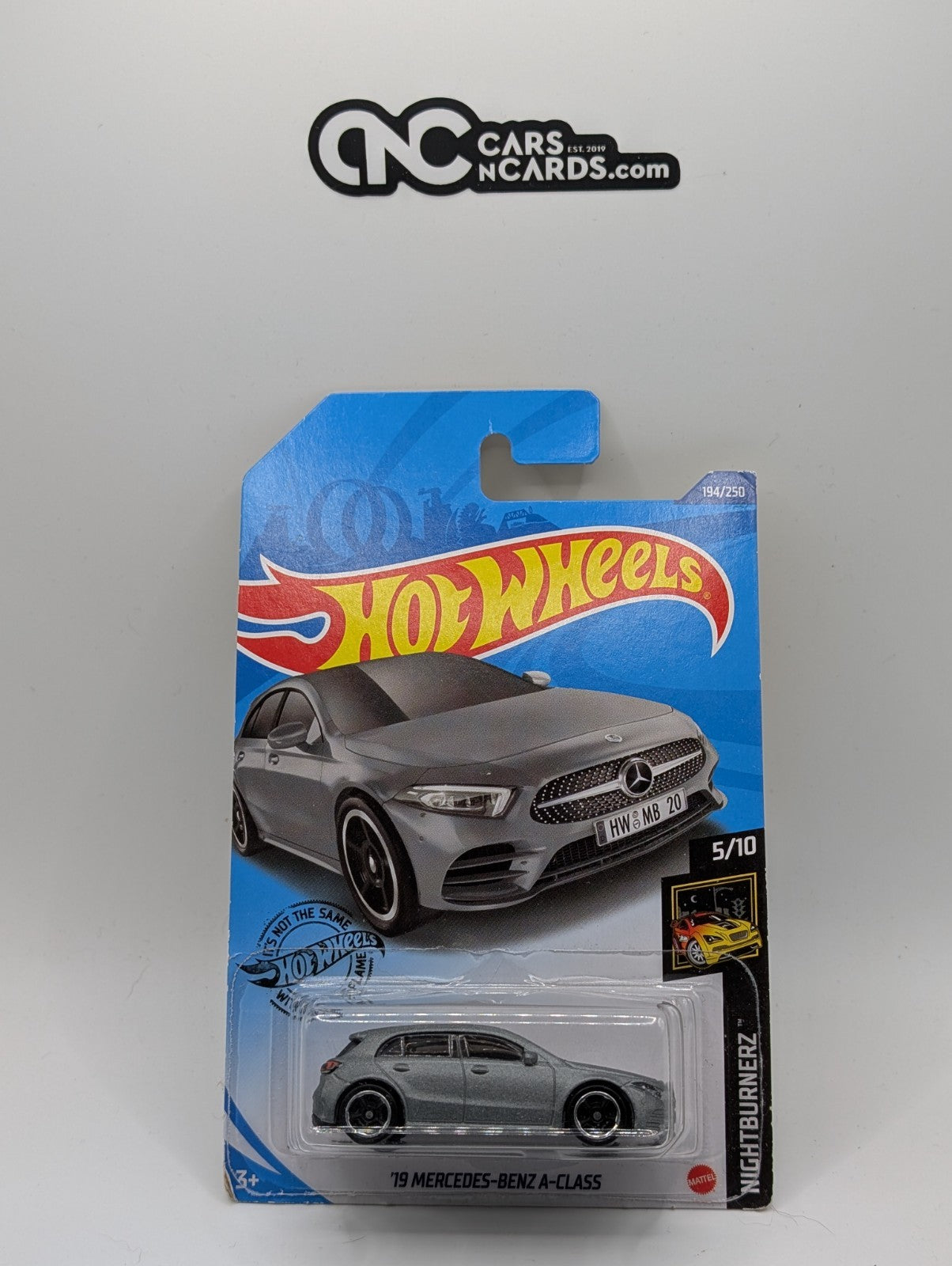 2020 Hot Wheels Nightburnerz '19 Mercedes-Benz A-Class 194/250 (Soft Corners)