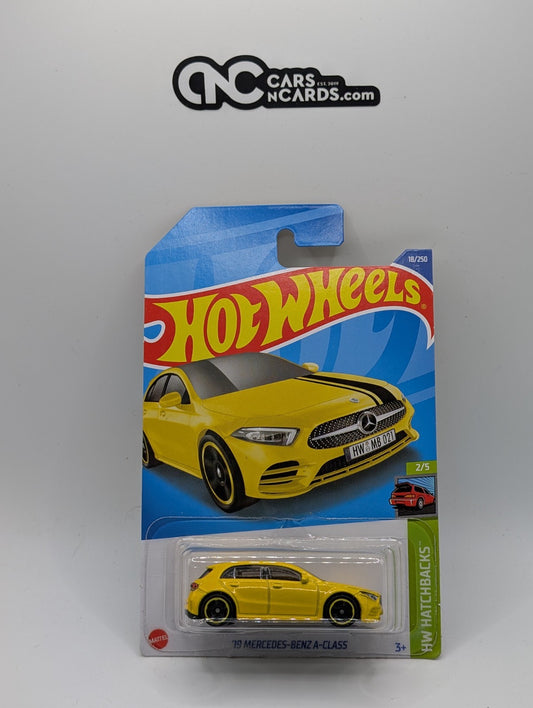2022 Hot Wheels HW Hatchbacks 2/5 '19 Mercedes-Benz A-Class Yellow 18/250
