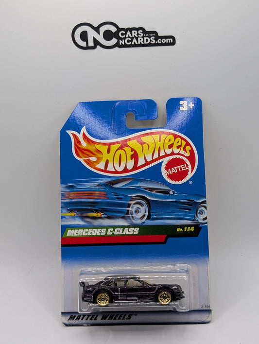 1999 Hot Wheels Mercedes C-Class Black Collector #945