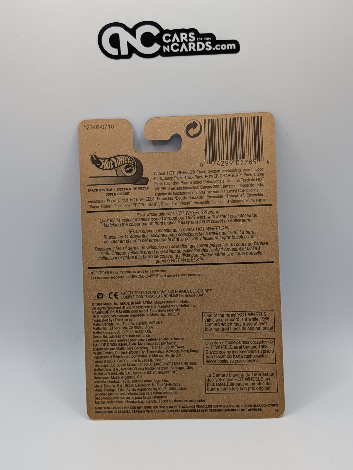 1995 Hot Wheels Mercedes 380 SEL Burgundy 5SP Collector #253