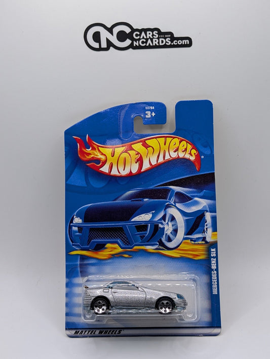 2001 Hot Wheels Mercedes-Benz SLK Silver Collector #225