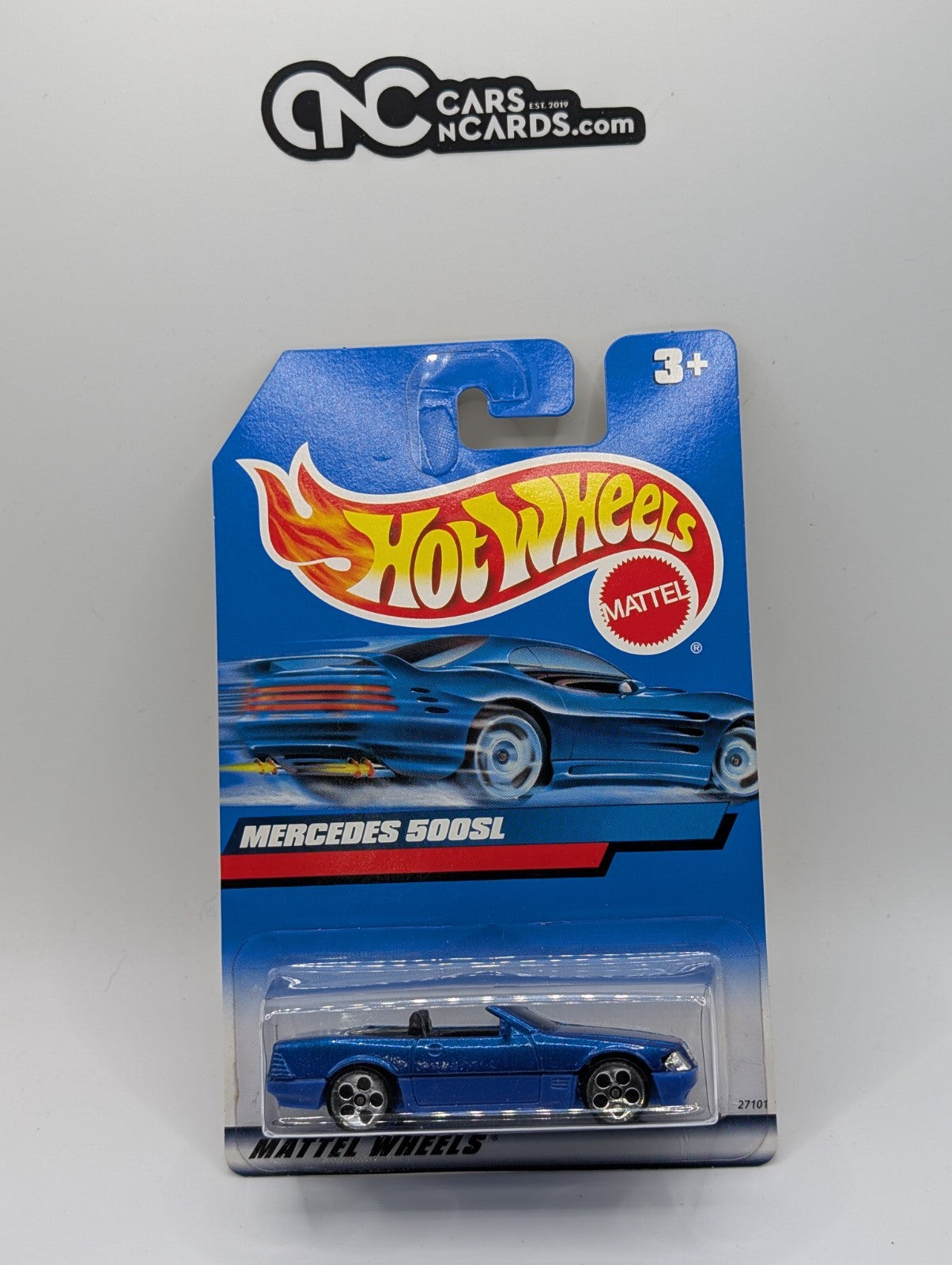 2000 Hot Wheels Mercedes 500 SL Blue Collector #134