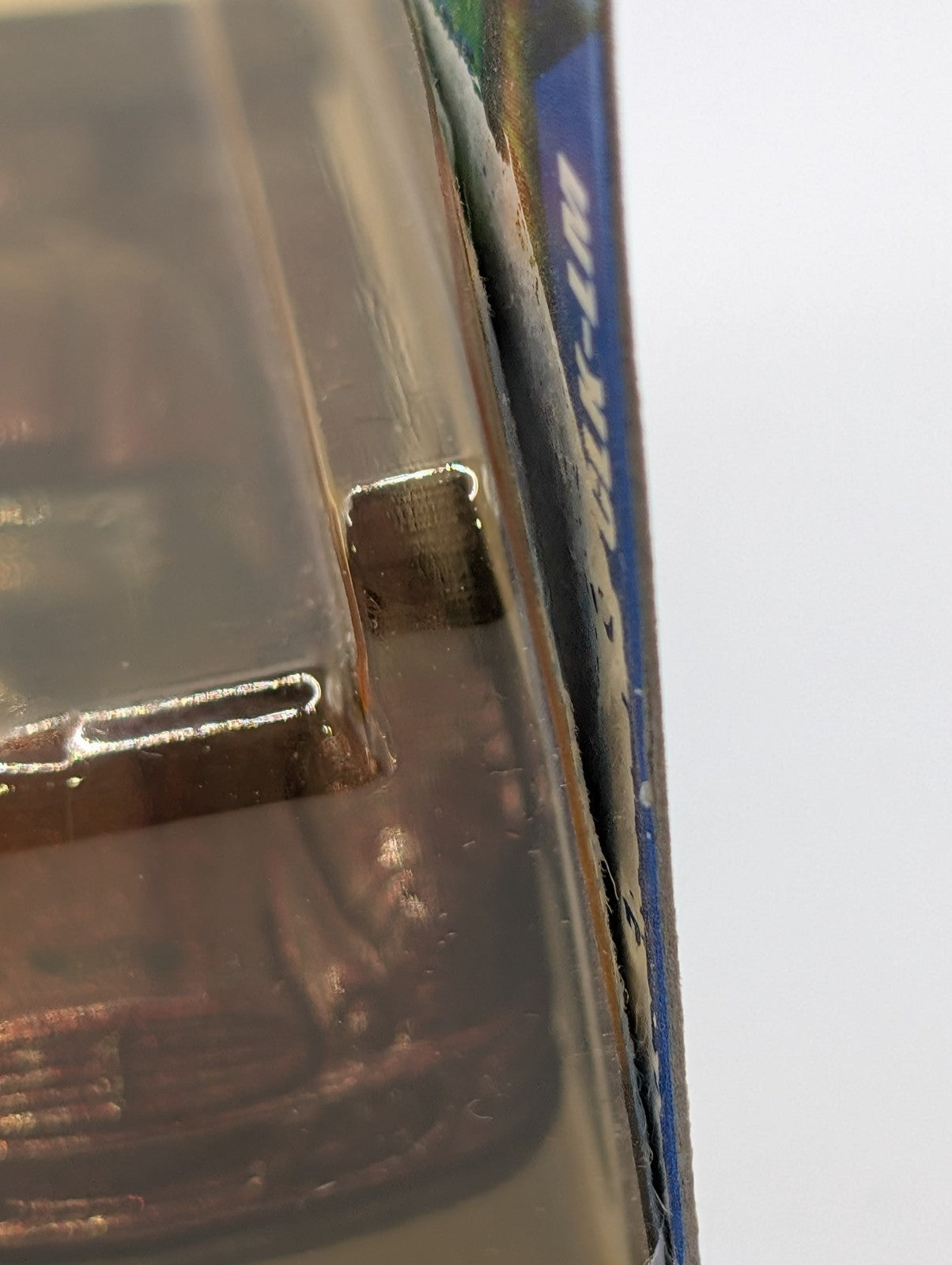 2002 Hot wheels Mercedes CLK-LM Metallic Burgundy Collector #118 (Card Damage)