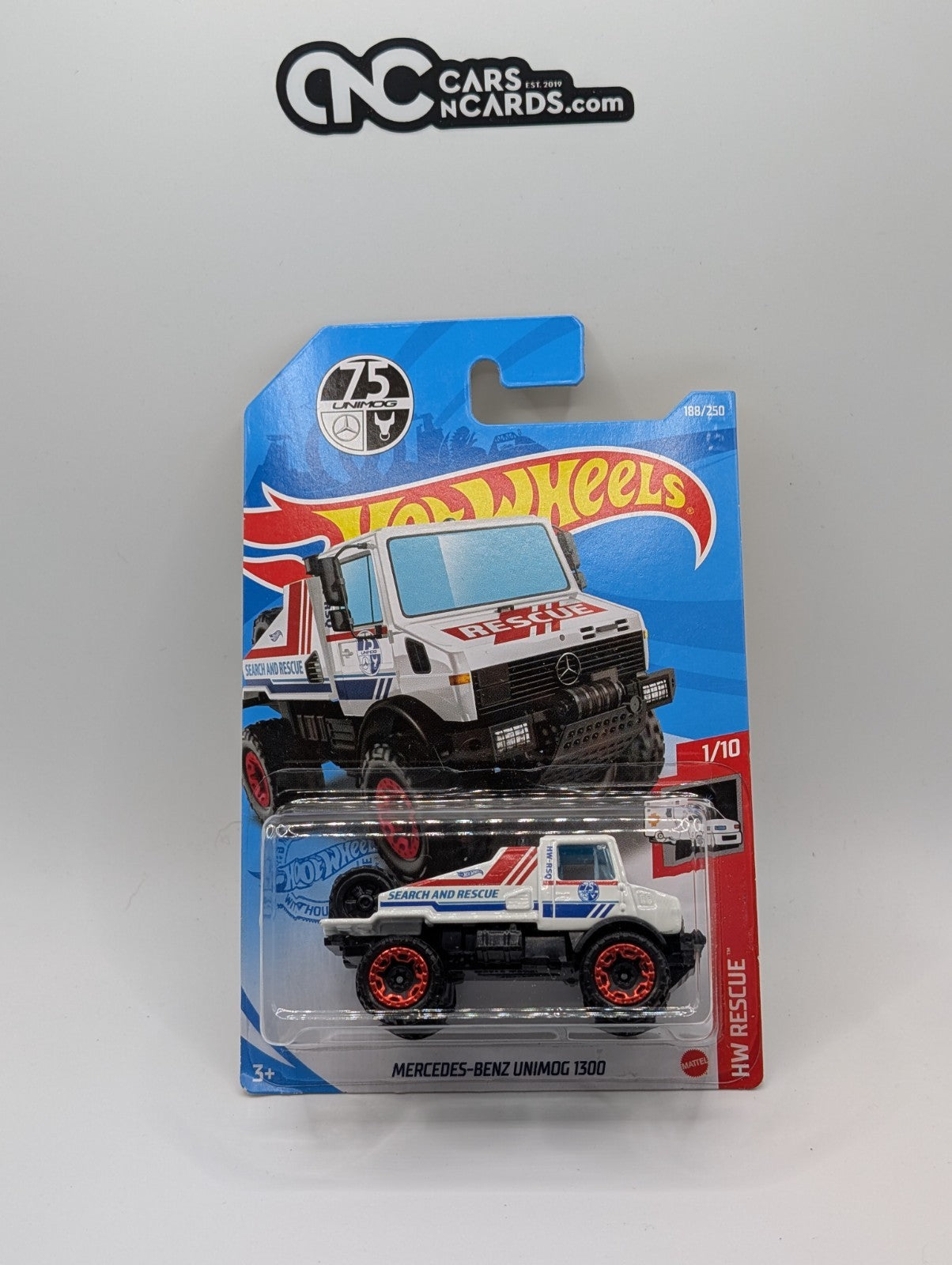 2021 Hot Wheels HW Rescue 1/10 Mercedes-Benz Unimog 1300 188/250