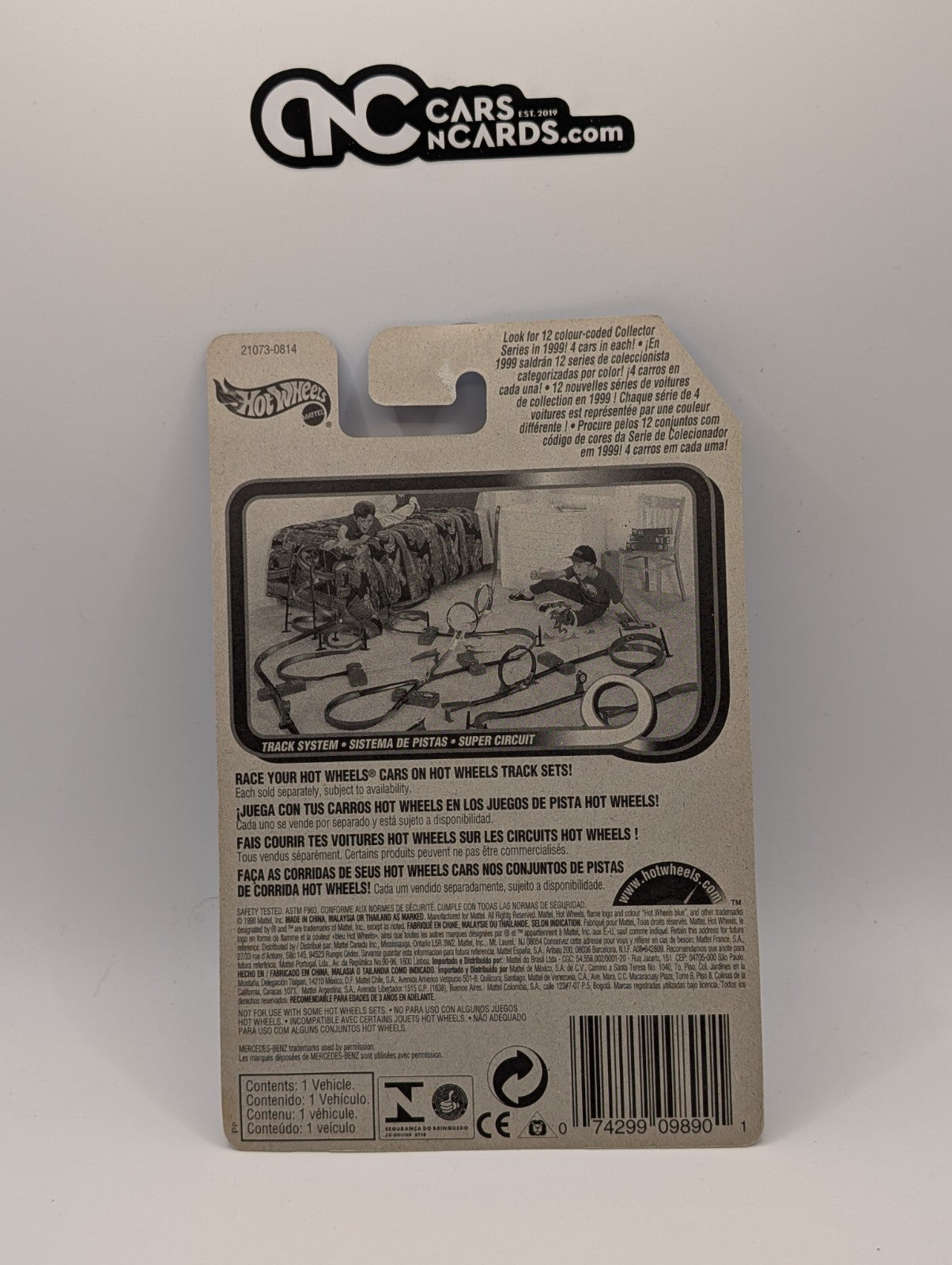 1999 Hot Wheels First Editions 26/26 Mercedes CLK-LM Grey Collector #926