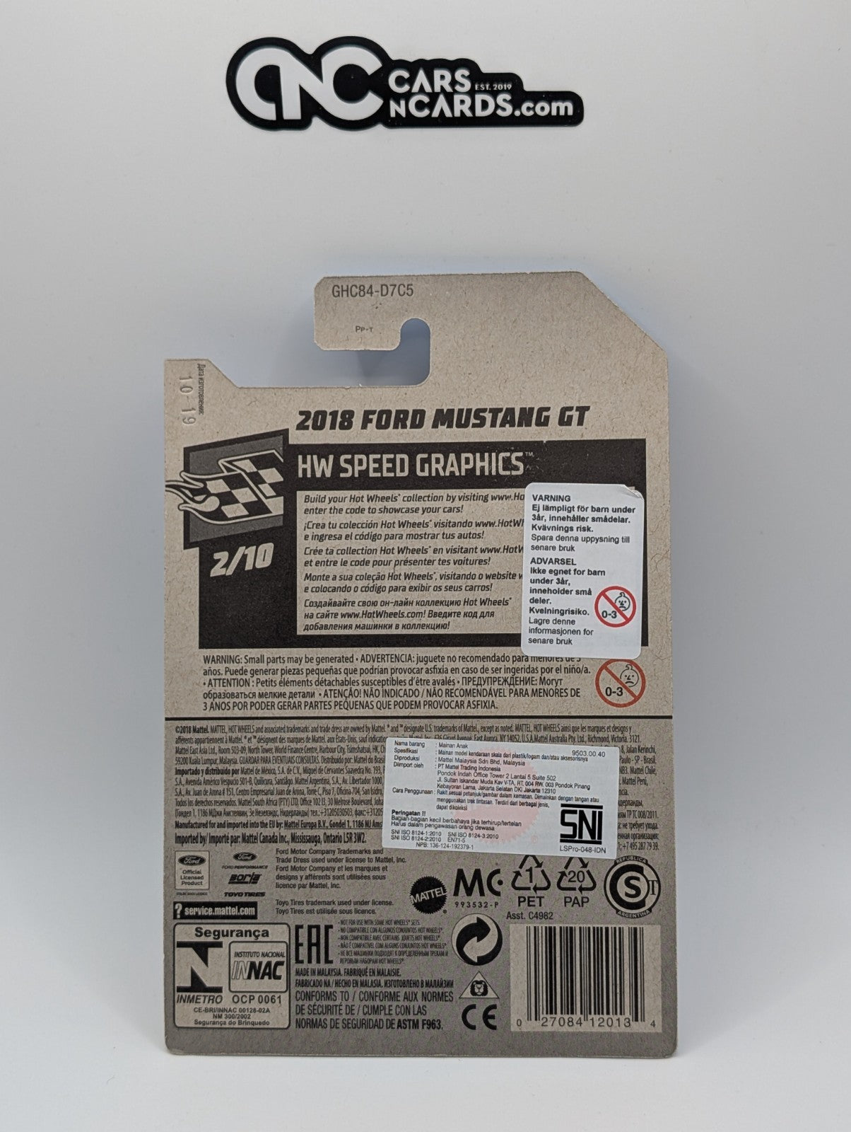 2020 Hot Wheels HW Speed Graphics 2/10 2018 Ford Mustang Borla 92/250