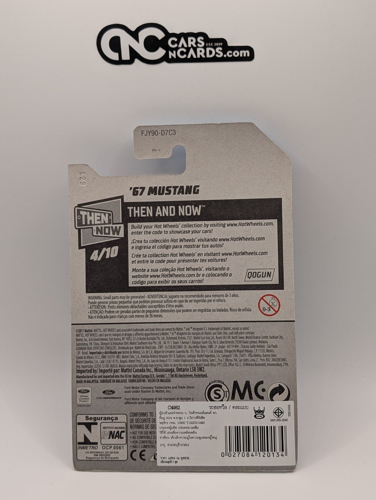 2018 Hot Wheels Then And Now 4/10 '67 Mustang Violet 315/365