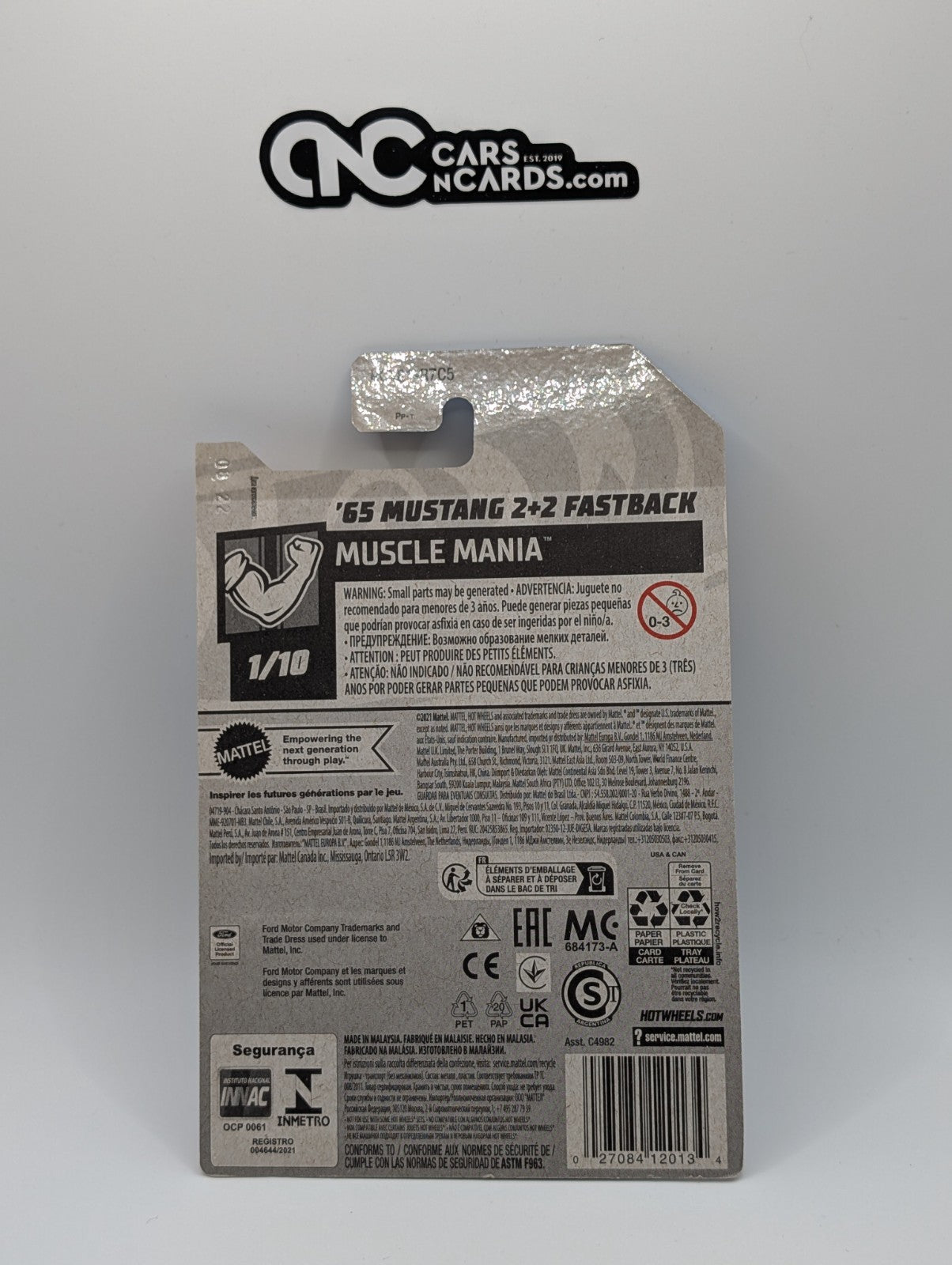 2022 Hot Wheels Muscle Mania '65 Mustang 2+2 Fastback 192/250