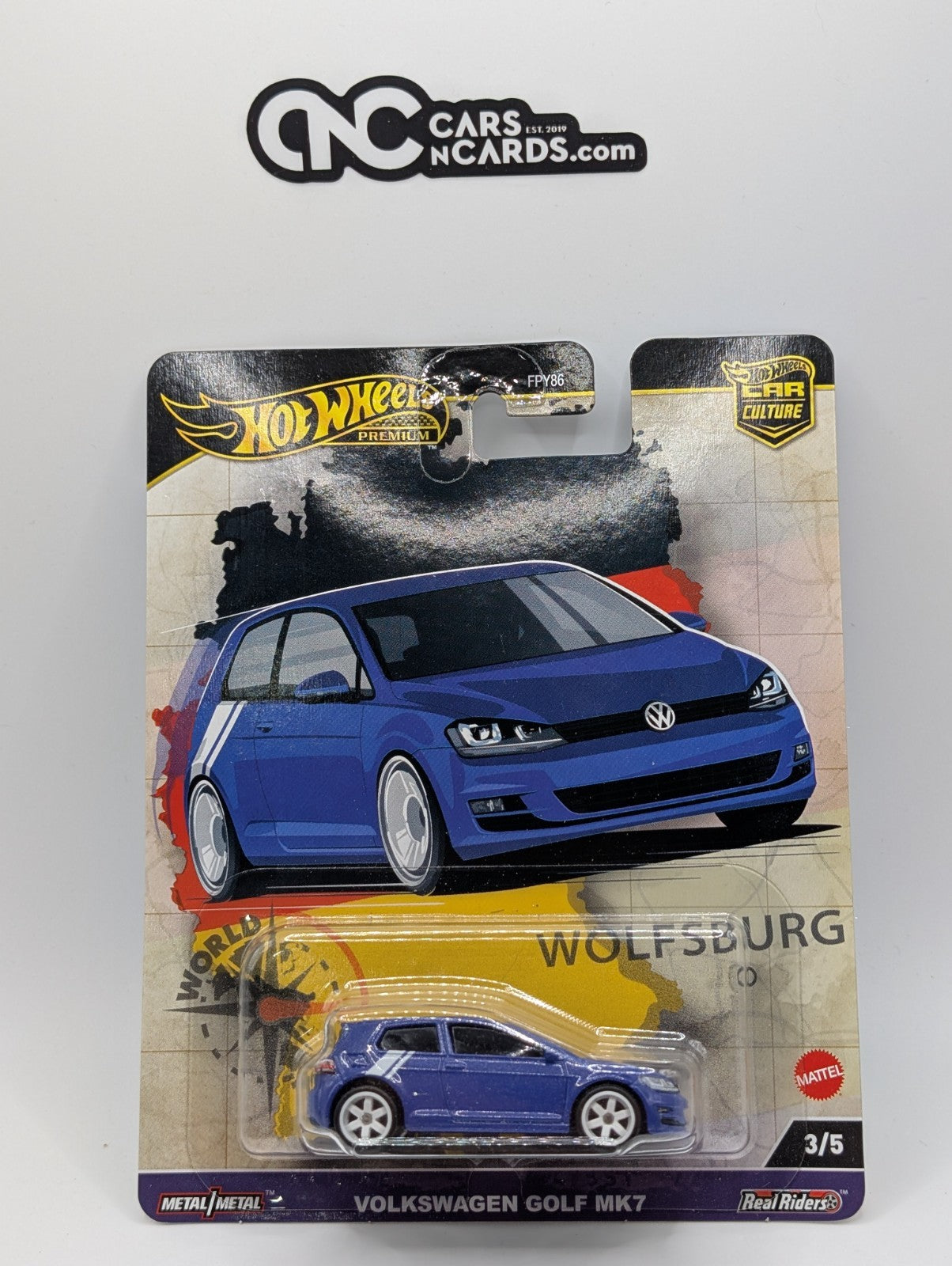 2024 Hot Wheels Premium Car Culture 3/5 Volkswagen Golf MK7