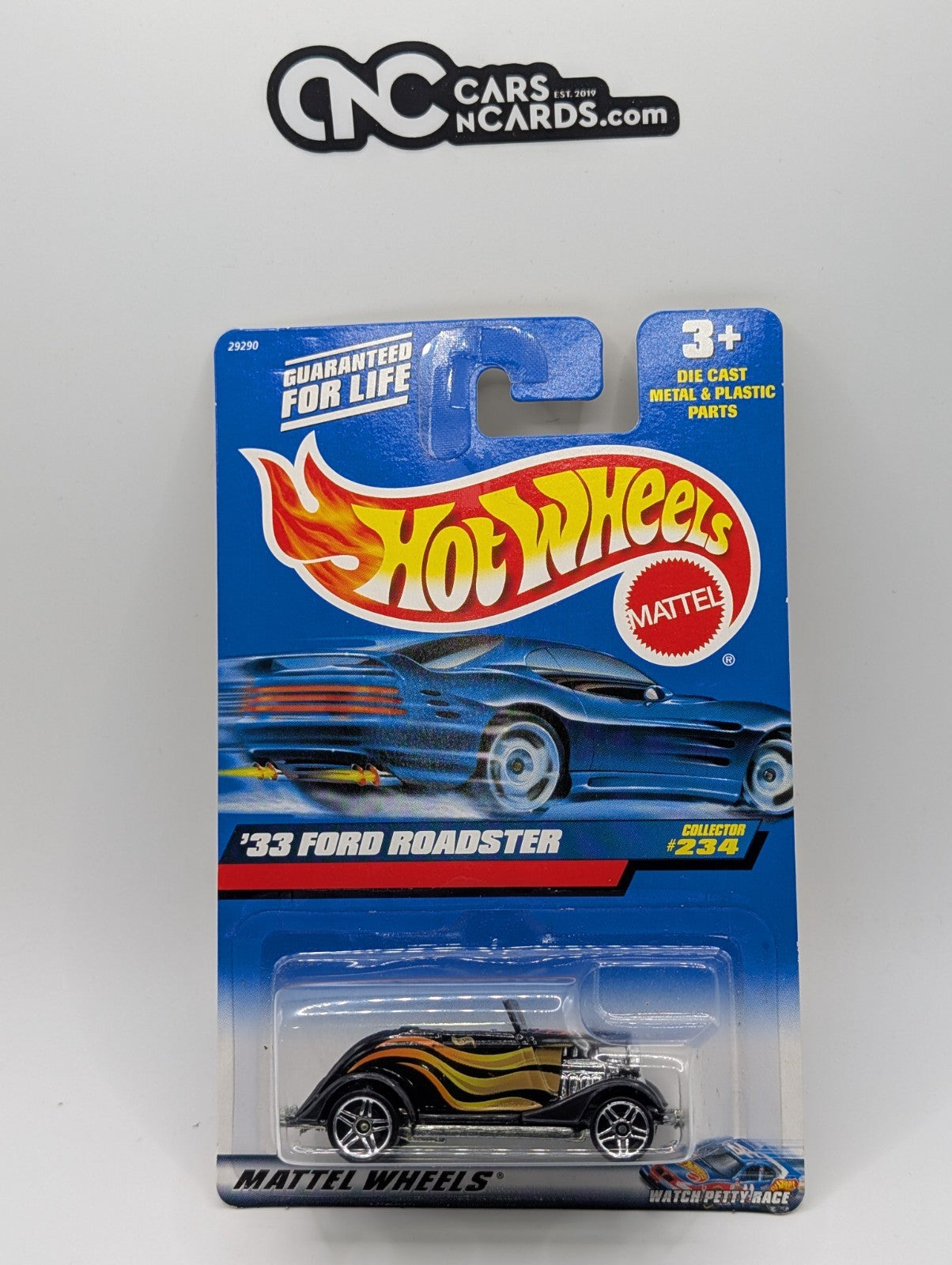 2000 Hot Wheels '33 Ford Roadster Black Collector #234