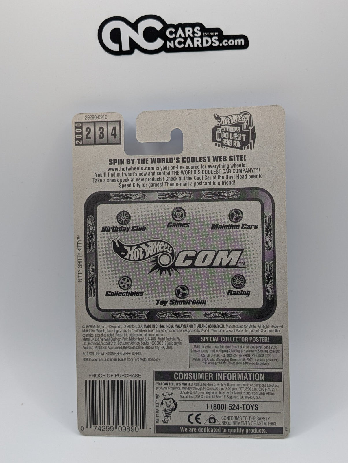 2000 Hot Wheels '33 Ford Roadster Black Collector #234