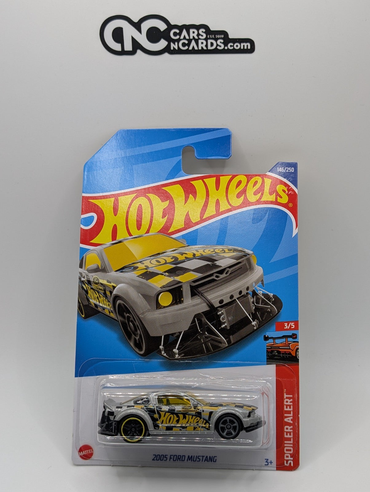 2022 Hot Wheels Spoiler Alert 3/5 2005 Ford Mustang Silver 146/250