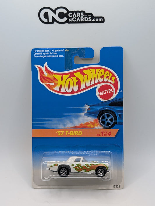 1996 Hot Wheels Flamethrower 1/4 '57 T-Bird Collector #384