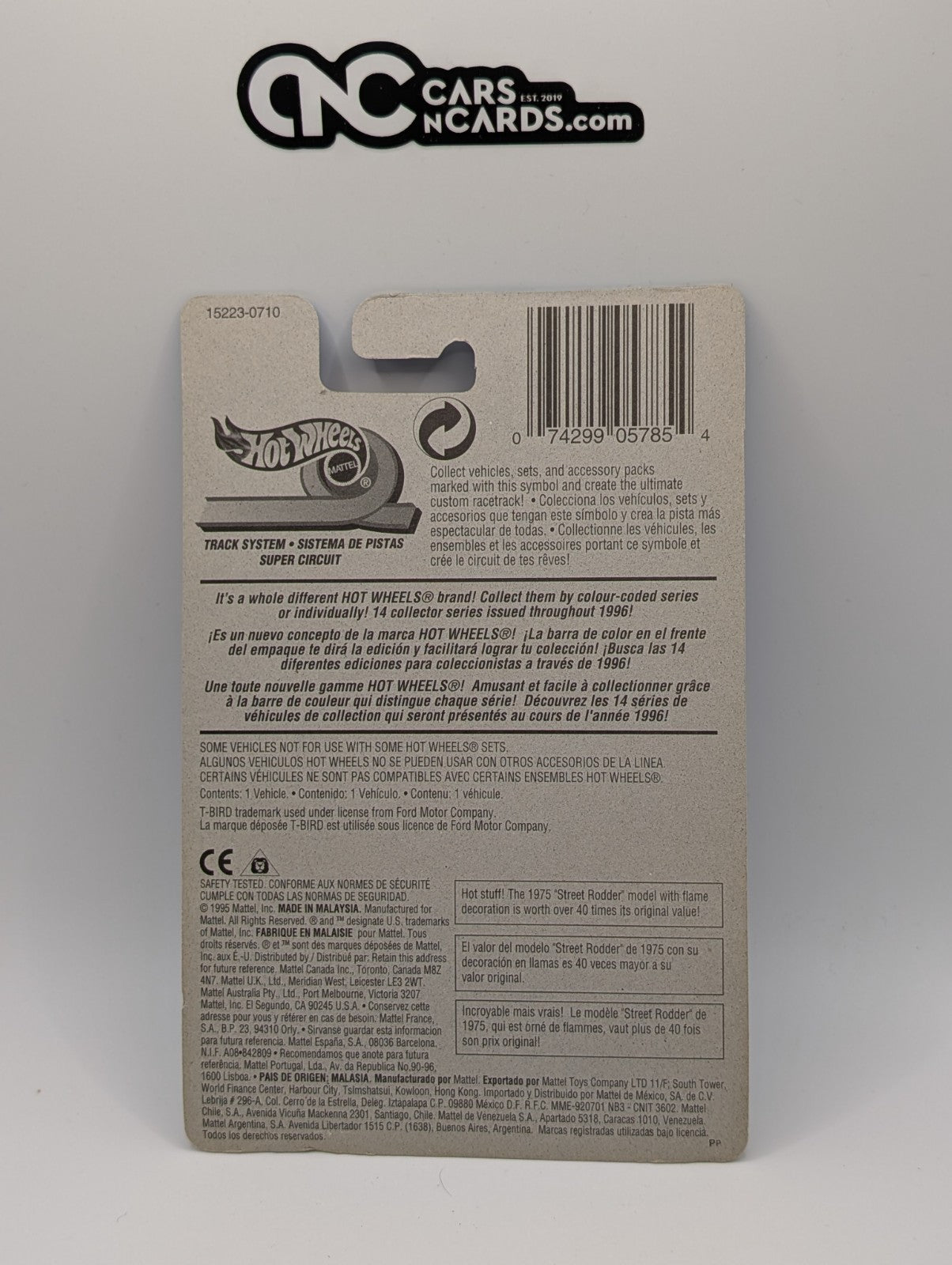 1996 Hot Wheels Flamethrower 1/4 '57 T-Bird Collector #384