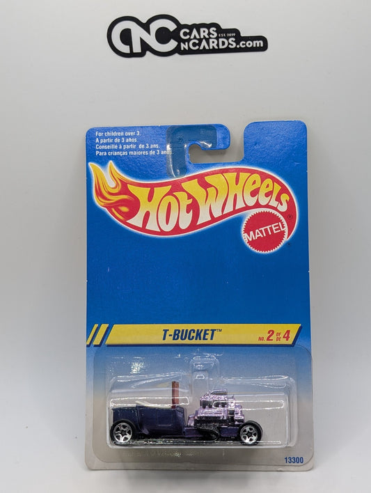 1995 Hot Wheels Speed Gleamer 2/4 T-Bucket Purple Chrome Engine Collector #313