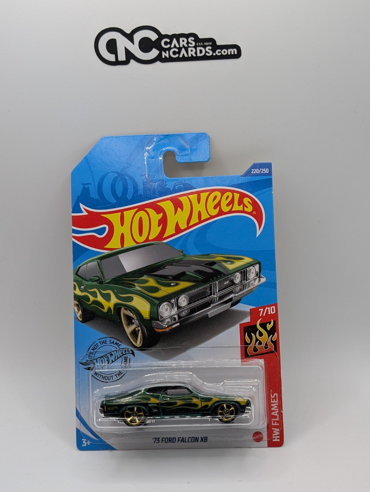 2020 Hot Wheels HW Flames 7/10 '73 Ford Falcon XB Green 220/250