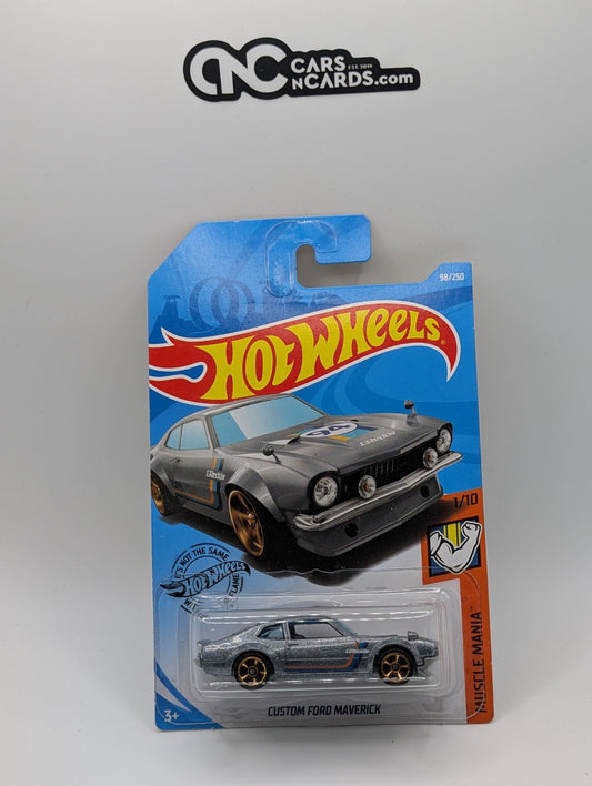 2019 Hot Wheels Muscle Mania 1/10 Custom Ford Maverick Silver 98/250