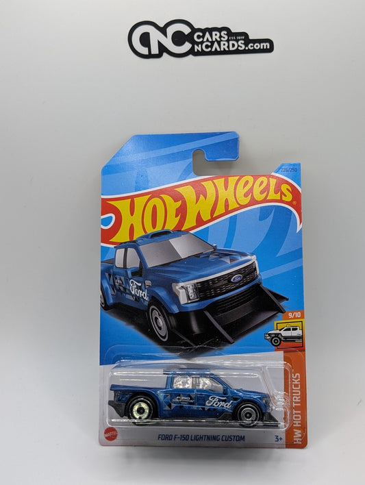 2023 Hot Wheels Ford F-150 Lightning Custom Blue 226/250