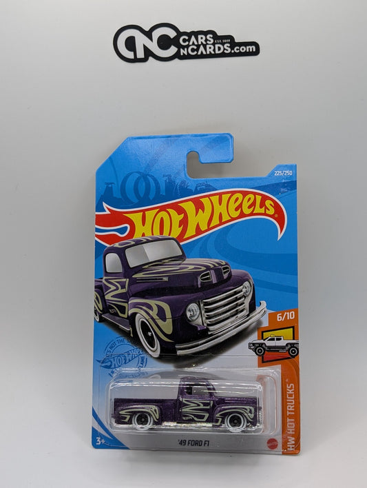 2021 Hot Wheels HW Hot Trucks 6/10 '49 Ford F1 Purple 225/250 (Soft Corners)