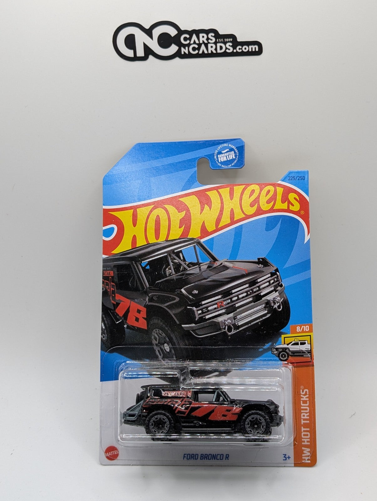 2023 Hot Wheels HW Hot Trucks 8/10 Ford Bronco R Black 225/250