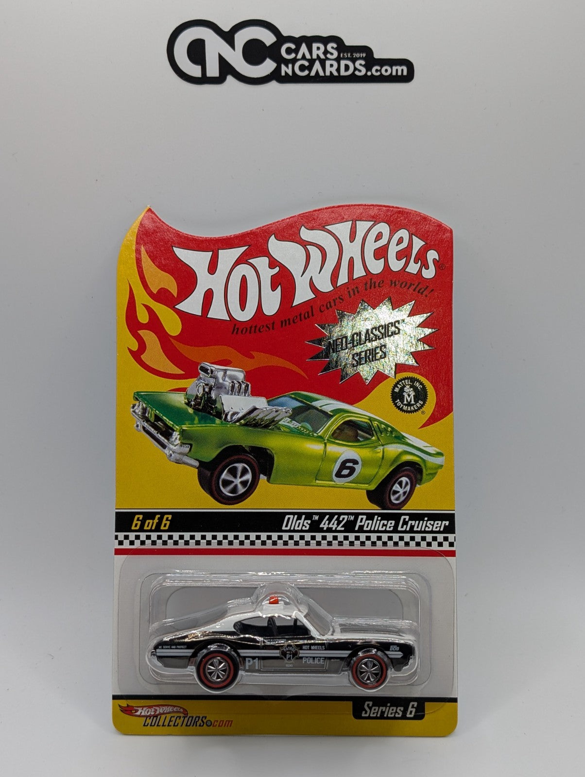 2007 Hot Wheels RLC Neo Classics Series 6 Olds 442 Police Cruiser /11,000
