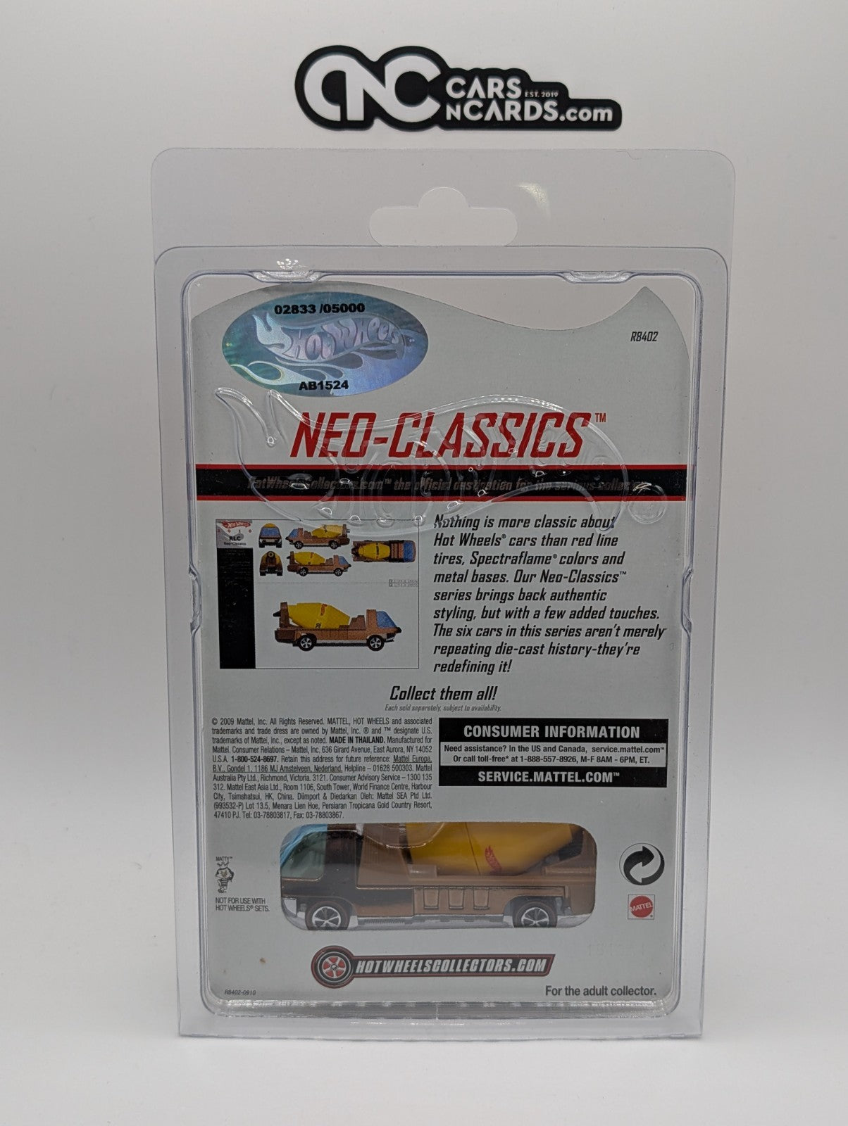 2010 Hot Wheels RLC Neo Classics Series 9 Cement Truck /5,000 Online Exclusive
