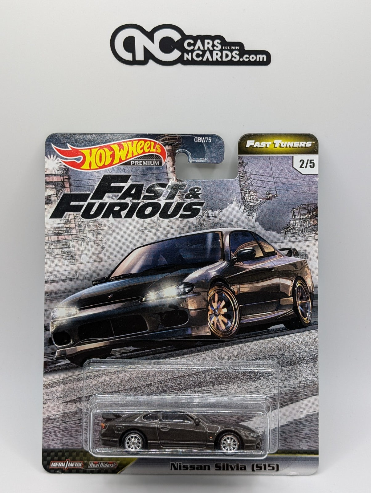 2020 Hot Wheels Fast & Furious 2/5 Nissan Silvia (S15) w/ Protector