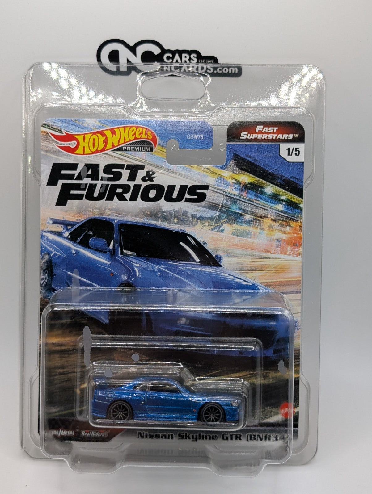 2021 Hot Wheels Fast & Furious 1/5 Nissan Skyline GTR BNR34 (Small Crease)