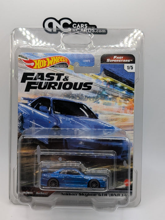 2021 Hot Wheels Fast & Furious 1/5 Nissan Skyline GTR BNR34 (Small Crease)