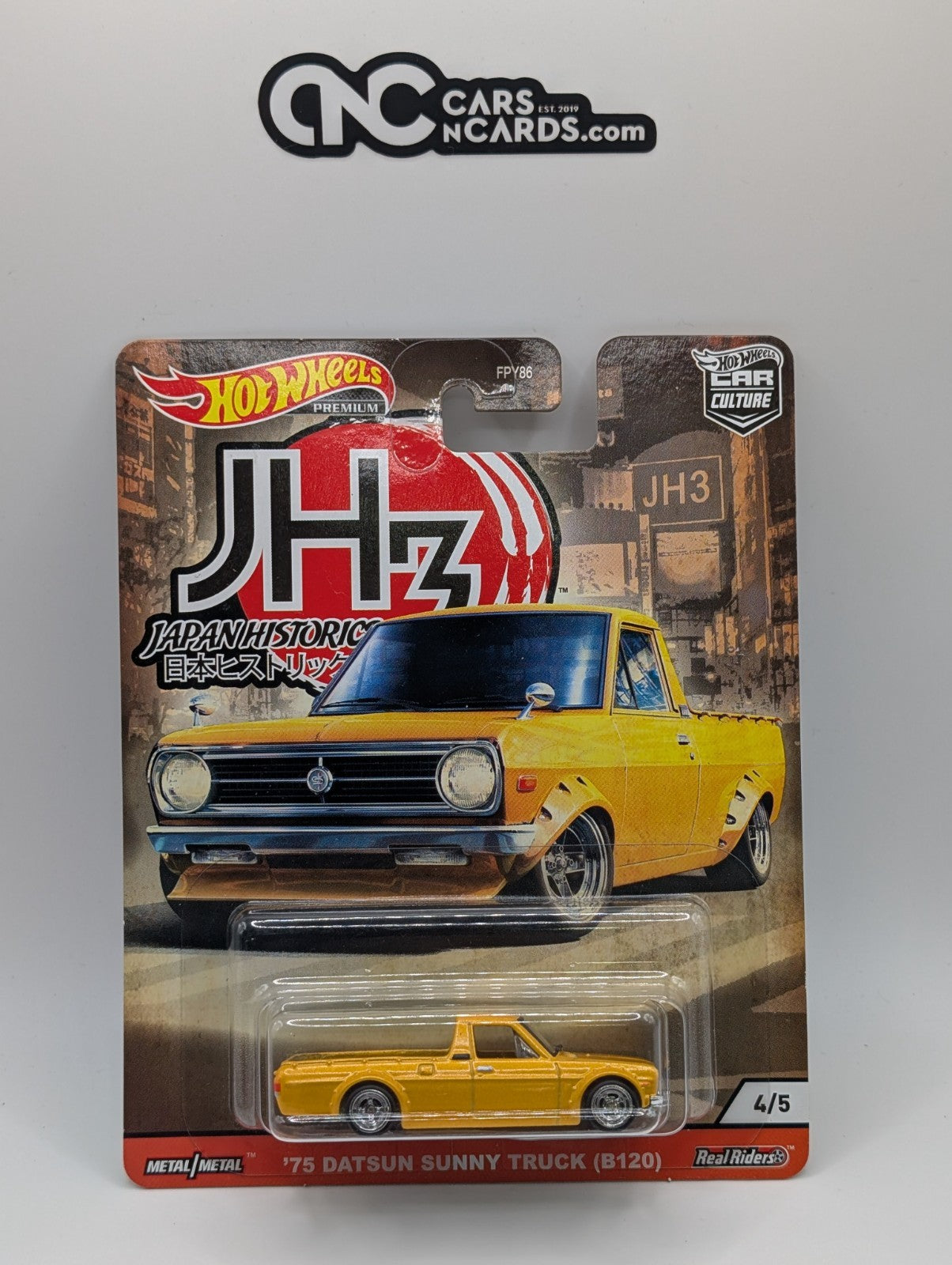 2020 Hot Wheels Car Culture Japan Historics 3 '75 Datsun Sunny Truck (B120)