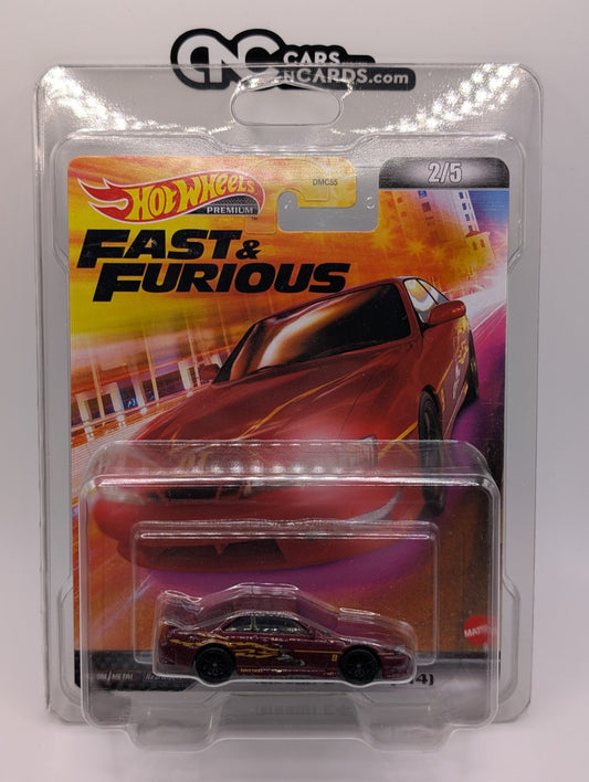 2022 Hot Wheels Fast & Furious 2/5 Nissan 240SX (S14) w/ Protector