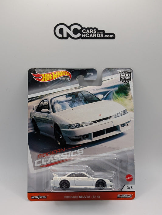 2020 Hot Wheels Premium Modern Classics 3/5 Nissan Silvia S14 (Bent Corner)