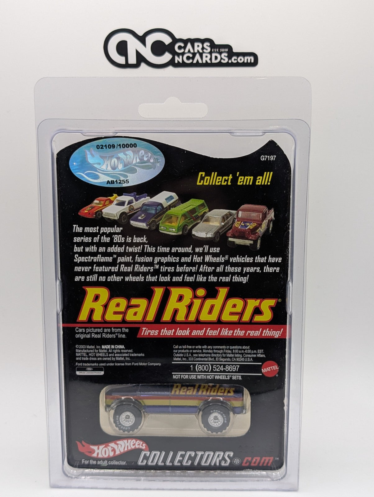 2004 Hot Wheels RLC Real Riders Series 3 Baja Breaker /10,000 (Card Damage)