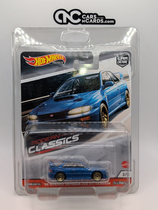 2020 Hot Wheels Premium Modern Classics 2/5 '98 Subaru Impreza 22B STi-Version