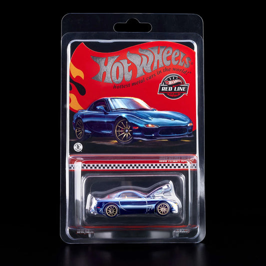 2025 Hot Wheels RLC 1993 Mazda RX-7 R1 Blue With Protector