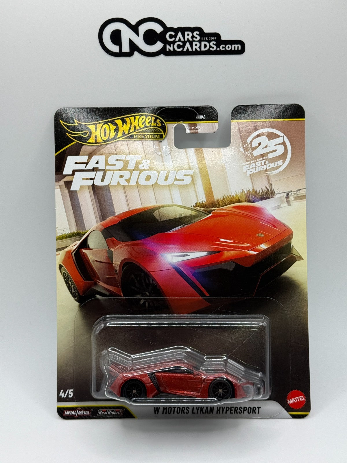 2026 Hot Wheels Premium Fast & Furious 4/5 W Motors Lykan Hypersport