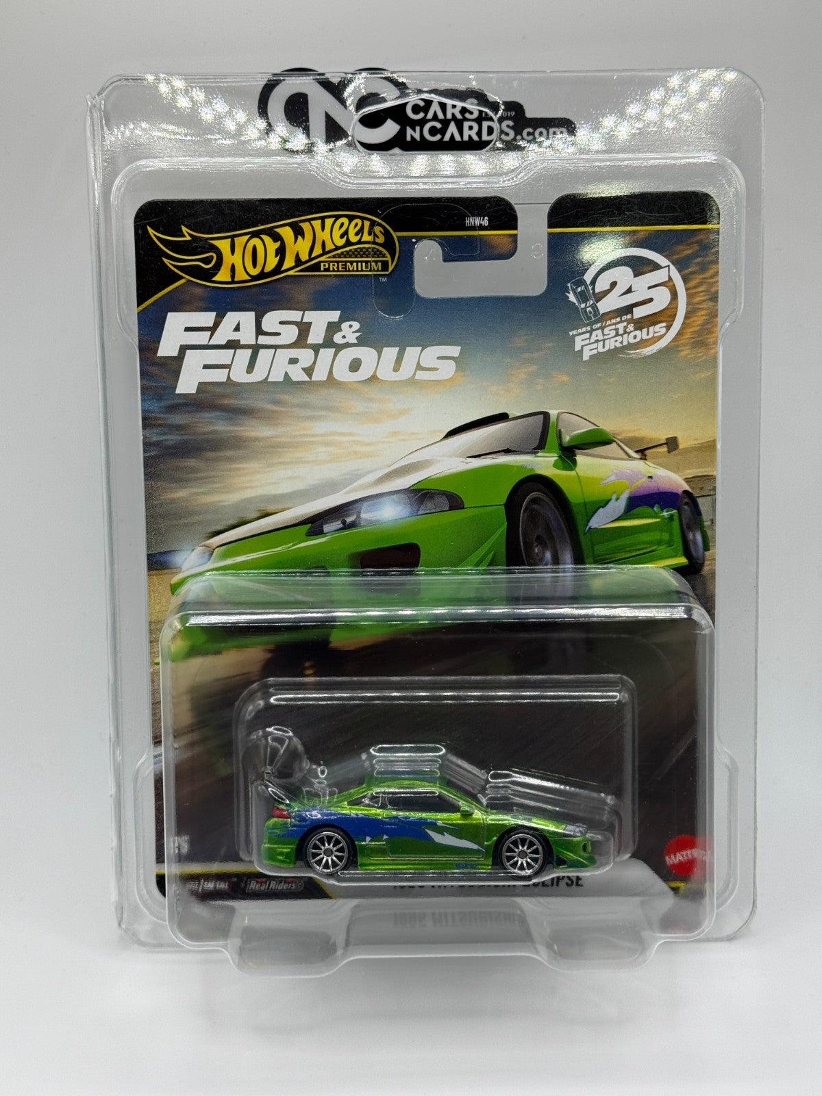 2026 Hot Wheels Premium Fast & Furious 1/5 Mitsubishi Eclipse Chase W/Protector