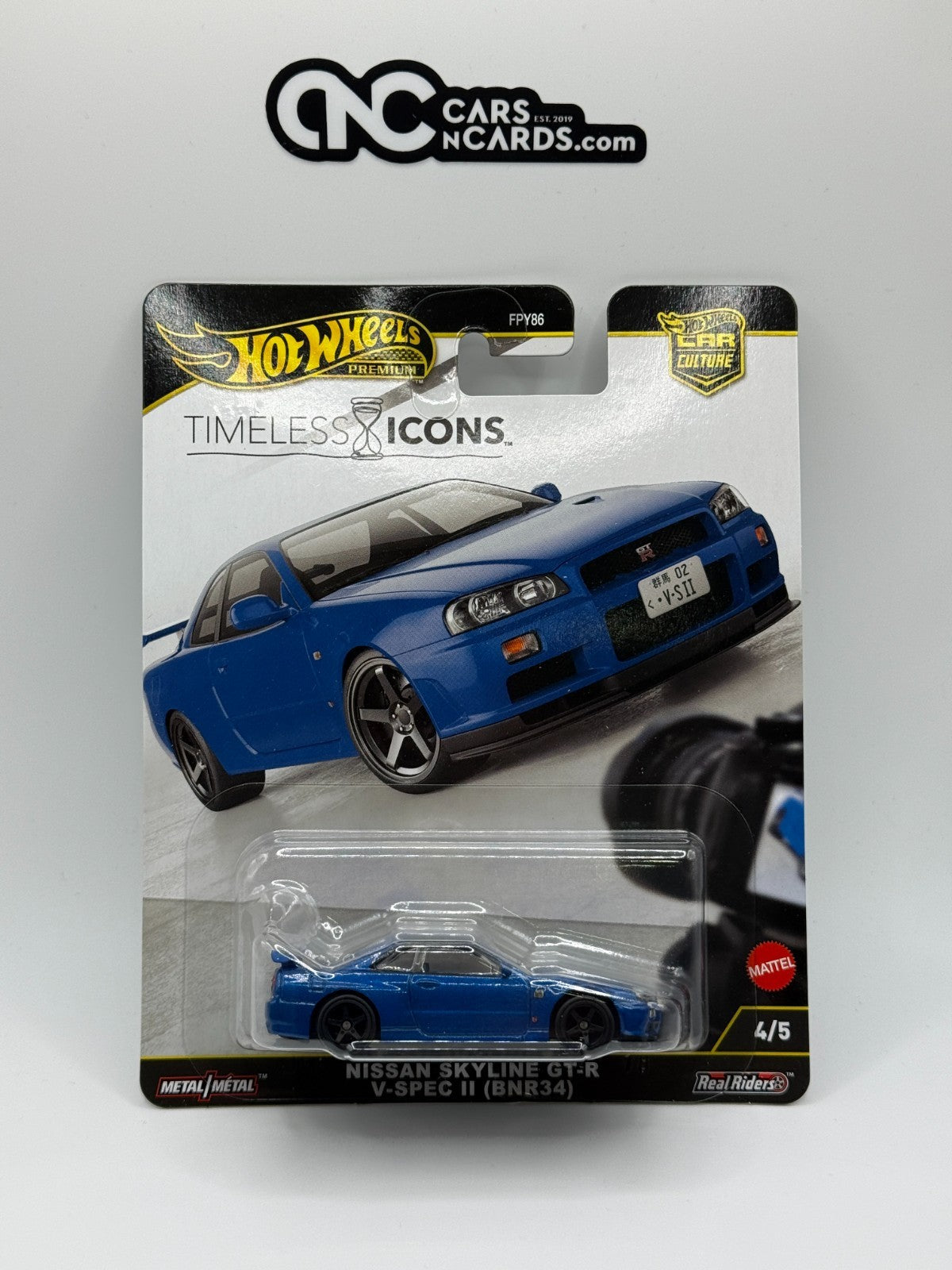 2025 Hot Wheels Premium Car Culture Timeless Icons Nissan Skyline GT-R BNR34
