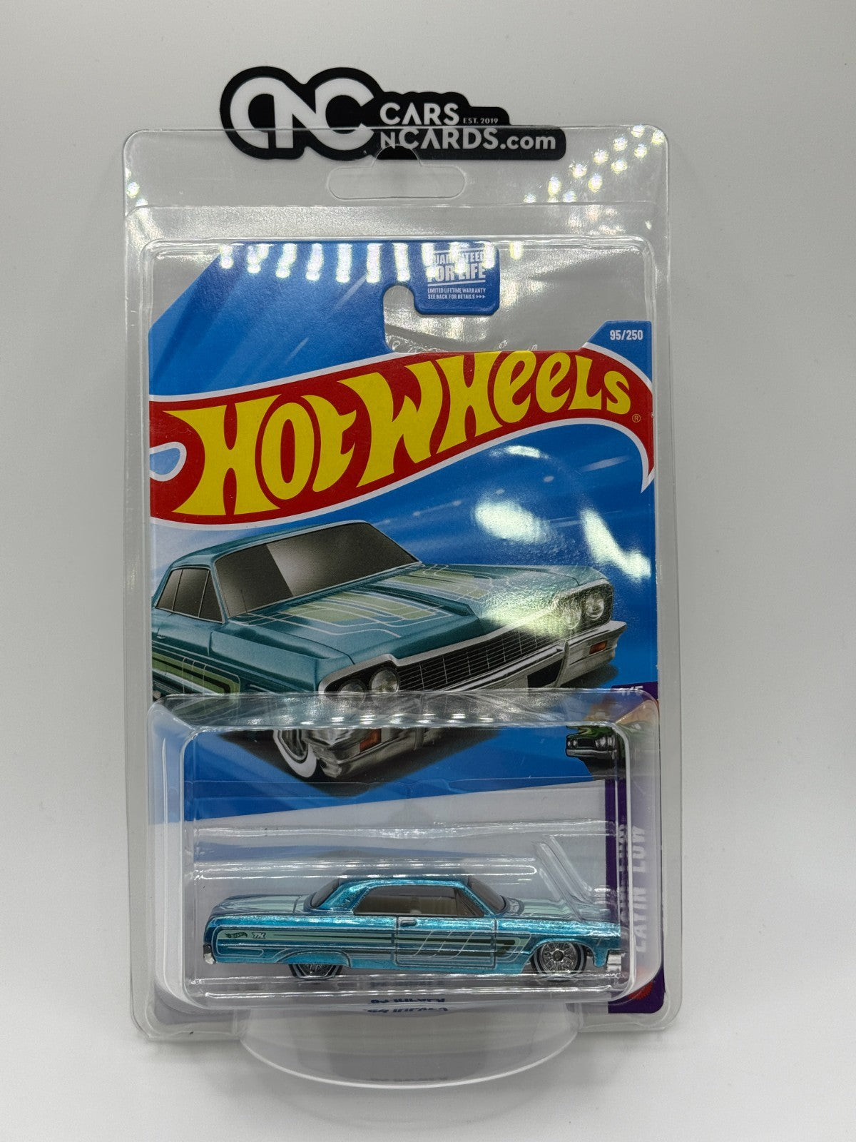 2026 Hot Wheels Layin' Low '64 Impala Super Treasure Hunt With Protector