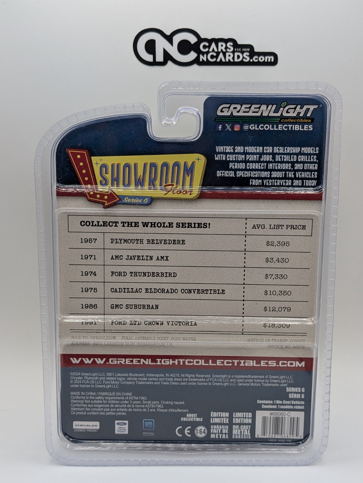 Greenlight Showroom Floor 1974 Ford Thunderbird Target Red Chase