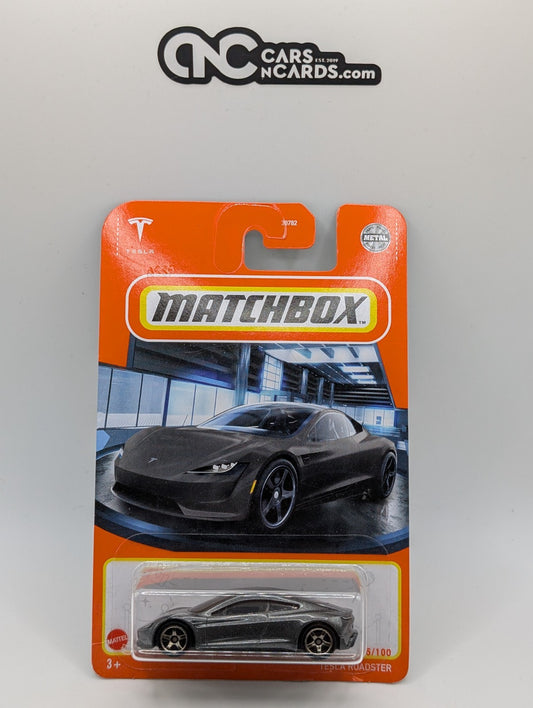 Matchbox Tesla Roadster Black 75/100 (Cracked Blister)
